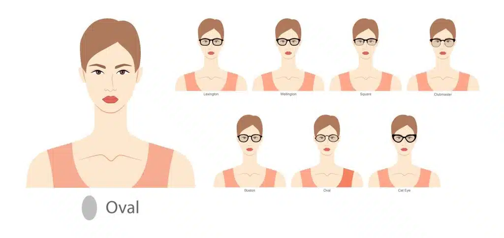 female oval face shape